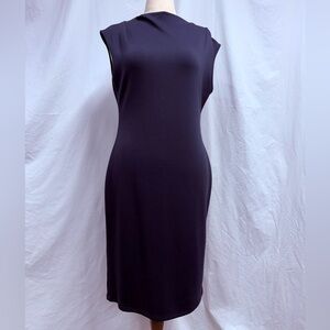 Banana Republic Factory Classic Navy Midi Dress